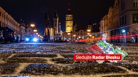 Sníh a ledovka sevřely Česko. Hrozí nehody a zranění. Sledujte radar Blesku