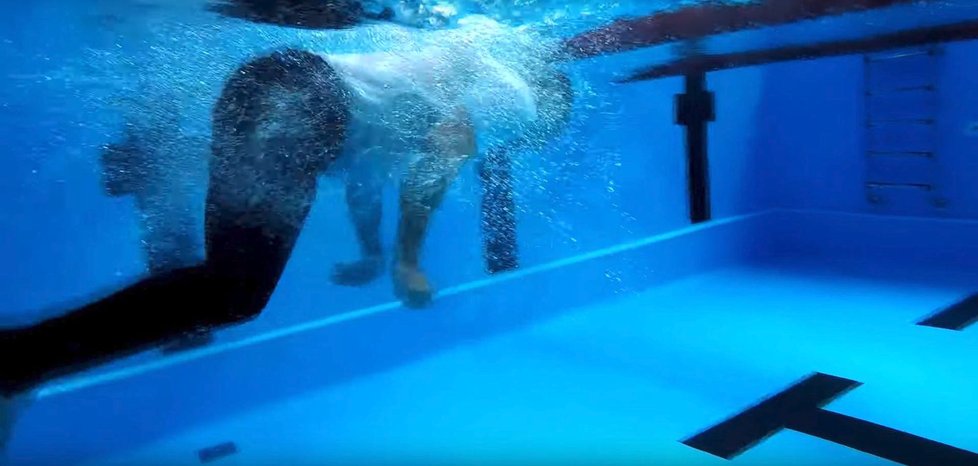 Starostu Lenczné Leszka Wlodarského kompromitovalo propagační video. Skáče v něm oblečený do bazénu, který tak mohl znečistit.