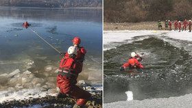 O víkendu se oteplí! Hasiči varují: Jak poznat bezpečný led? Co dělat, když se proboříte?