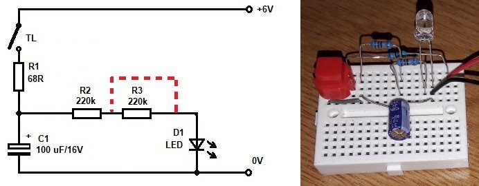  Obr.2 – Zapojení LED s kondenzátorem (schema-C1a.jpg)