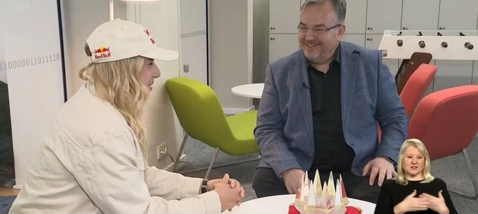 Ester Ledecká a Michal Dusík.