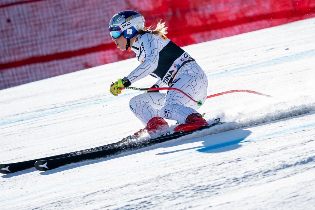 Ester Ledecká na minulé olympiádě zářila