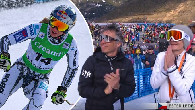 Ledecká ve formě, rodiče pod kopcem. V super-G byla šestá, na pódium ztratila 47 setin Ledecká ve formě, rodiče pod kopcem. V super-G byla šestá, na pódium ztratila 47 setin