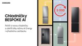 Ušetřete až 15 % spotřeby s novými chladničkami Samsung Bespoke s umělou inteligencí. Navíc můžete zpět až 5 000 Kč