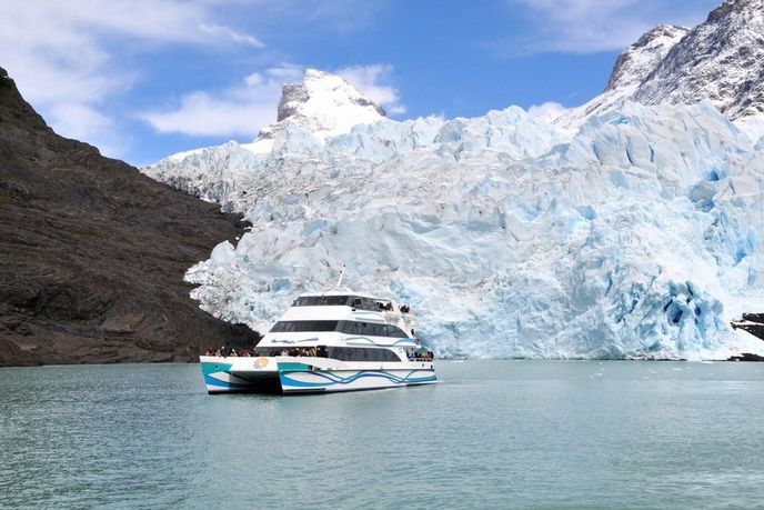 Ledovcové jezero Lago Argentino