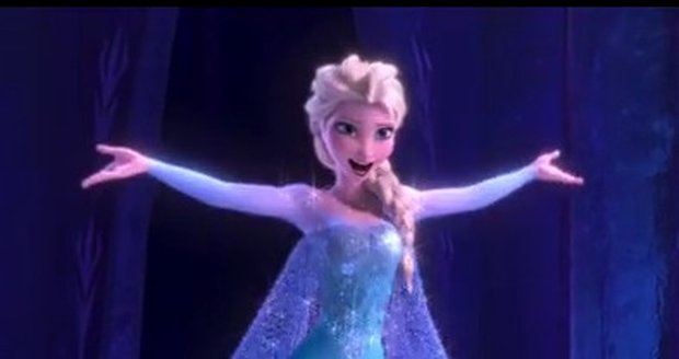 Elsa v pohádce Ledové království
