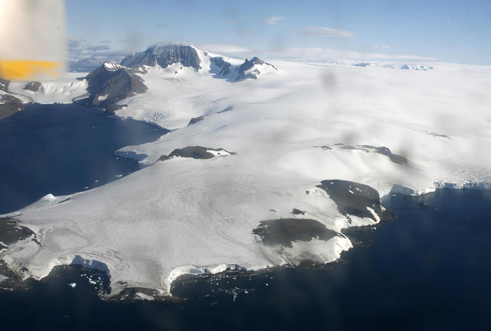 Ledovce ve Wendellově moři u Antarktidy