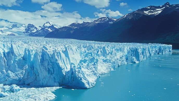 Ledovec Perito Moreno na jihu Argentiny