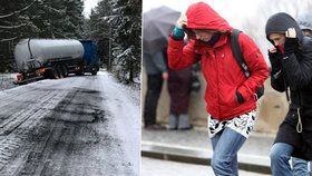 Západní Čechy čeká ledovka, Moravu silný vítr, varují meteorologové.