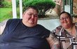 Obézní pár se do sebe zamiloval před 11 lety.