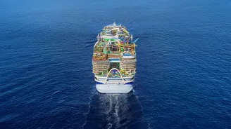 Titanic by vedle ní vypadal jako drobeček. Nová největší loď světa brzy dorazí do Evropy Titanic by vedle ní vypadal jako drobeček. Nová největší loď světa brzy dorazí do Evropy