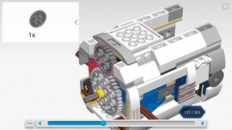 Interaktivní návod v aplikaci LEGO BOOST Star Wars vás provede stavbou krok za krokem