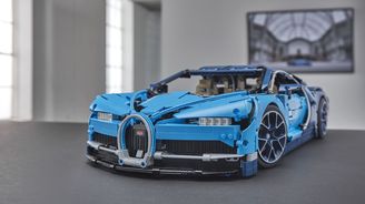 Lego Bugatti Chiron je půlmetrový model za deset tisíc. Kdo by si tohle nechtěl složit!