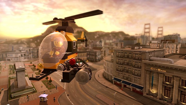 V LEGO City Undercover se proletíte i ve vrtulníku