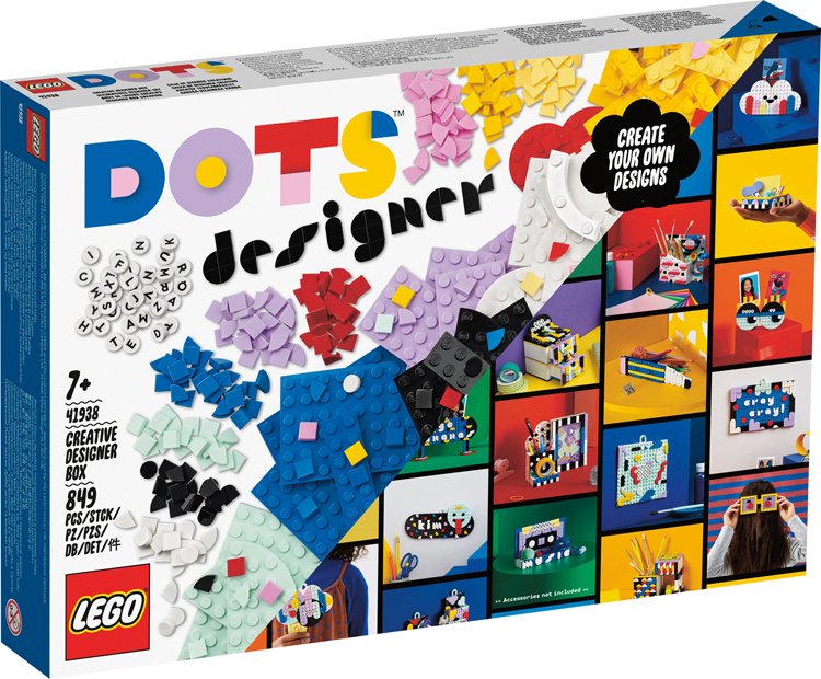 LEGO DOTS Velký kreativní box je ideální start pro všechny malé designéry a tvořivce