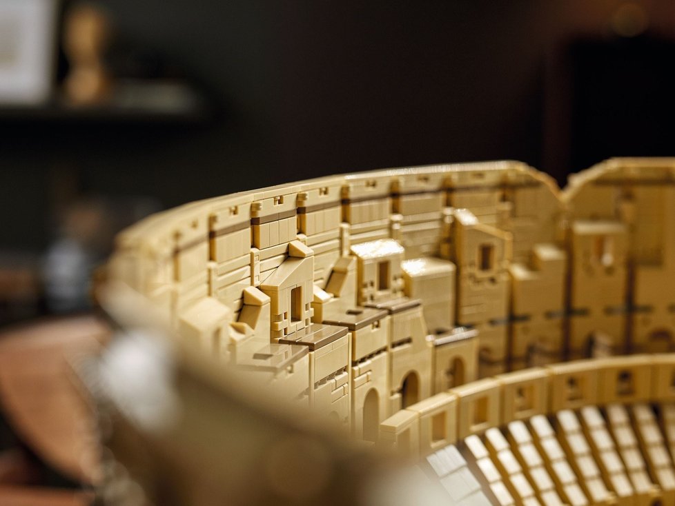 Koloseum: největší Lego v prodeji co do počtu kostiček.