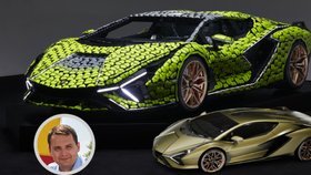 Lubor Zelinka, šéfdesignér unikátního Lego Lamborghini.