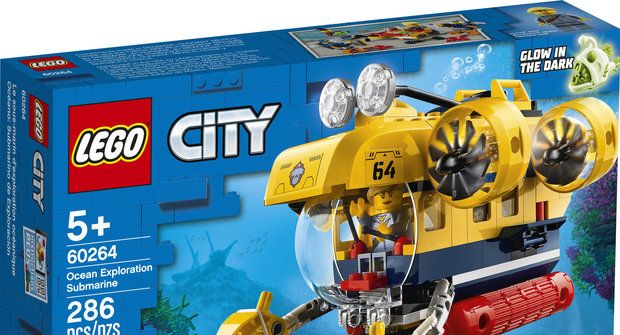Soutěž časopisu Mateřídouška o 3 stavebnice Lego City – Oceánská průzkumná základna