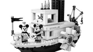 Černobílé Lego. Populární stavebnice stylově odkazuje na první film s Mickey Mousem ze 30. let