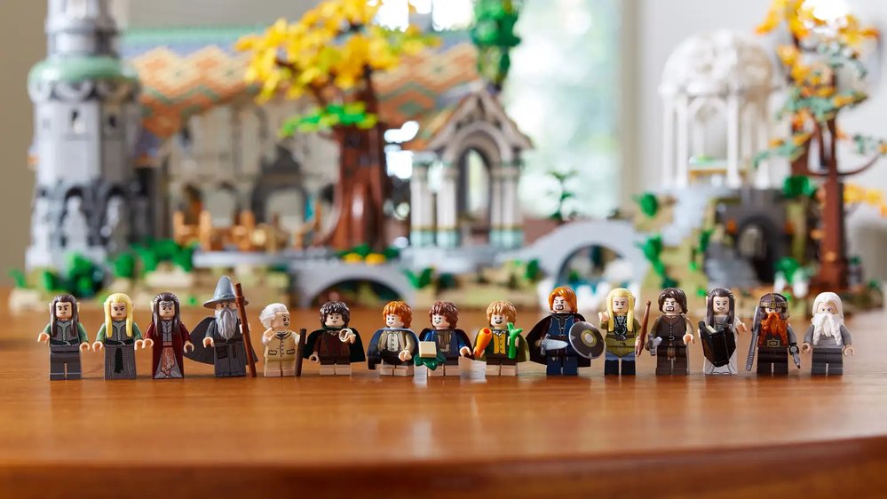 LEGO set Rivendell (Roklinka) je největší stavebnicí s Pánem prstenů a osmým největším LEGO setem ze všech