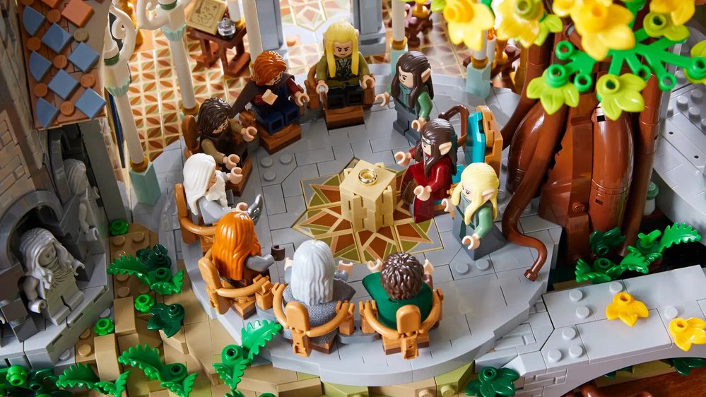 LEGO set Rivendell (Roklinka) je největší stavebnicí s Pánem prstenů a osmým největším LEGO setem ze všech