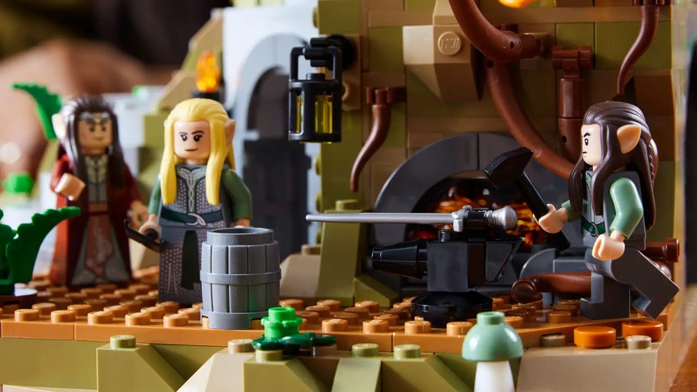 LEGO set Rivendell (Roklinka) je největší stavebnicí s Pánem prstenů a osmým největším LEGO setem ze všech