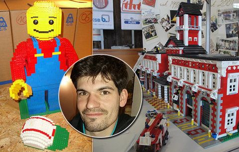 Petr má Lego za miliony a kostek půl tuny. Kvůli své vášni ale i krvácel