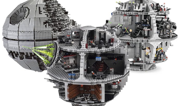 Death Star z edice Lego Starwars.