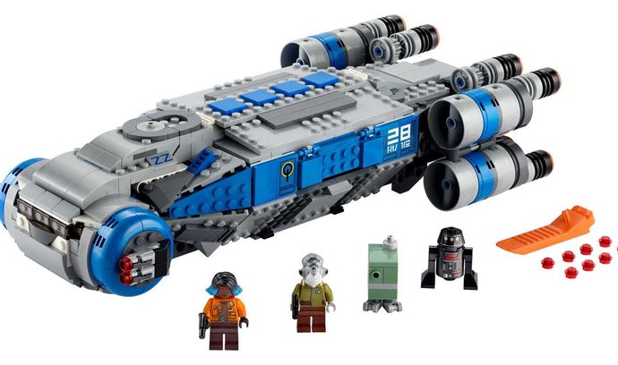 Transportní loď odboje z edice Lego Star wars.