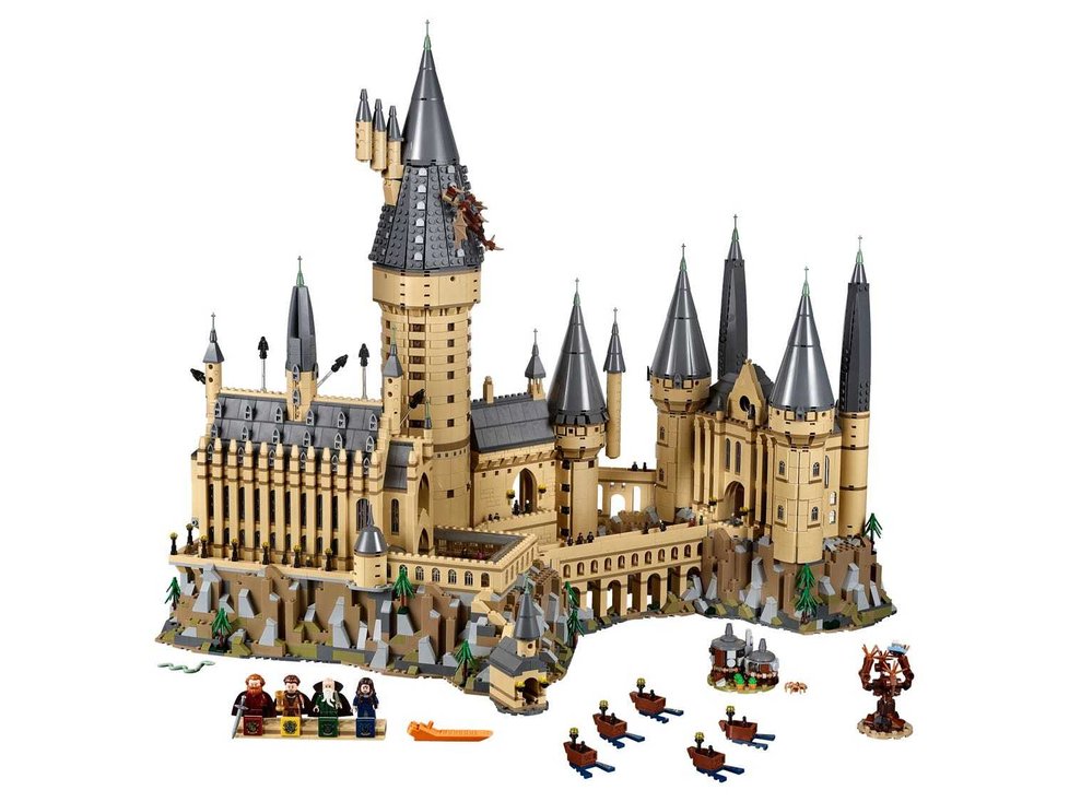 Bradavický hrad z edice LEGO Harry Potter.