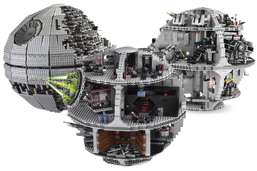 Death Star z edice LEGO Starwars.