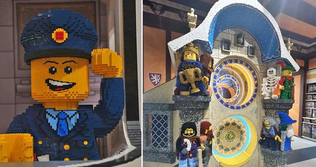 Svítící tramvaj, obří kostičkový orloj a spousta zábavy! V Praze otevřel druhý LEGO Store