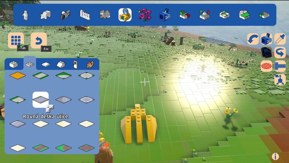 Budování podhradí v Lego Worlds krok za krokem