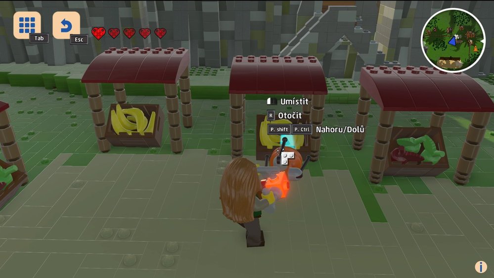 Jak postavit tržnici v Lego Worlds krok po kroku (v galerii najdete další obrázky postupu)