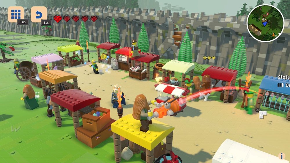 Jak postavit tržnici v Lego Worlds krok po kroku (v galerii najdete další obrázky postupu)