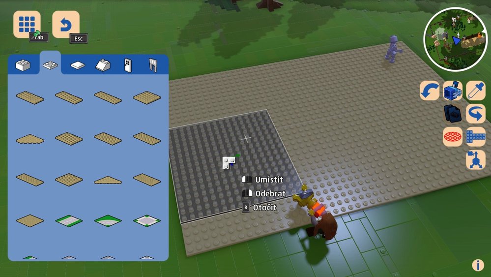 Jak postavit tržnici v Lego Worlds krok po kroku (v galerii najdete další obrázky postupu)