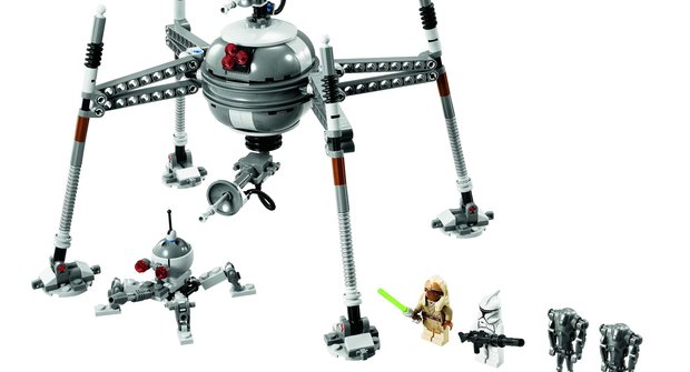 Lego Star Wars: Řízený pavoučí droid vzbuzuje respekt