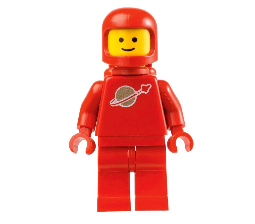 Klasická LEGO minifigurka astronauta