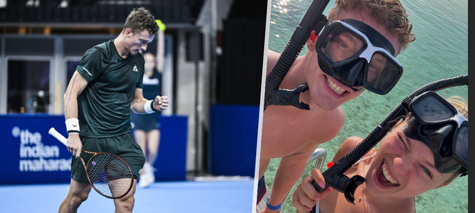 Tenista Jiří Lehečka s krásnou dcerou Kateřiny Neumannové Lucií přiznali, že jsou pár