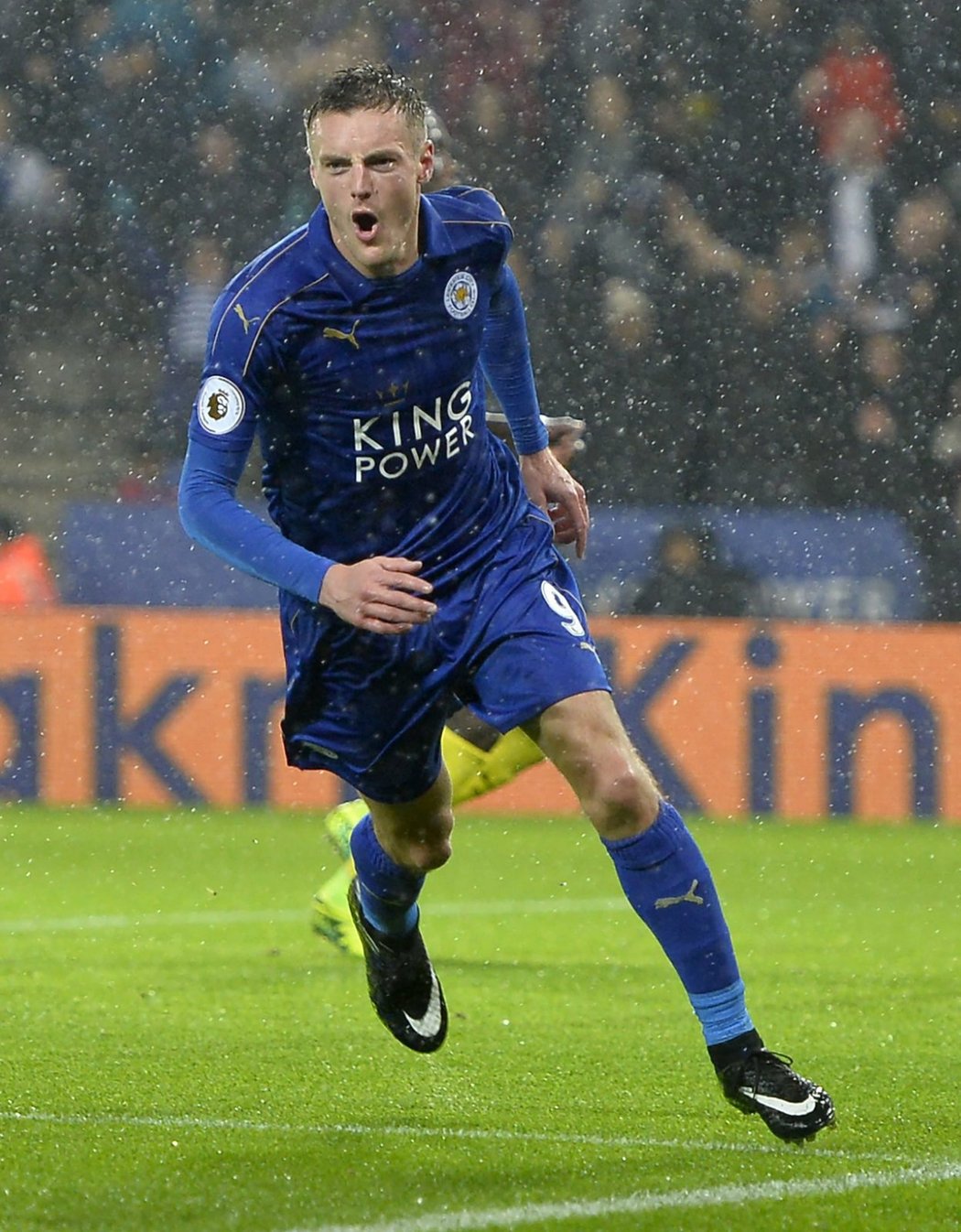 Útočník Leicesteru Jamie Vardy dal proti Manchesteru City hattrick