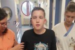 Daniel (12) přežil těžkou autonehodu, lékaři v FN Ostravu mu zachránili život.