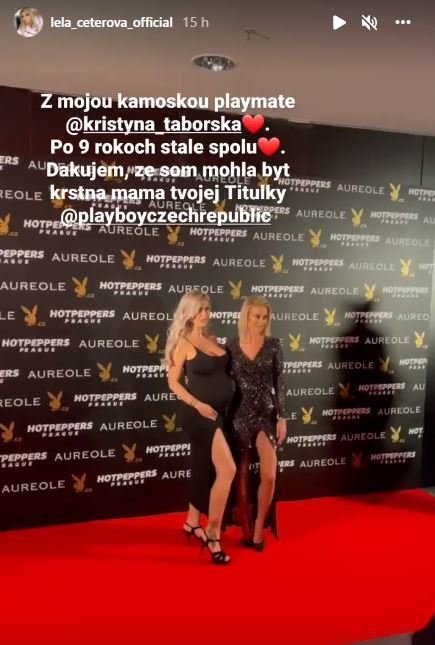 Lela Ceterová na Playboy party
