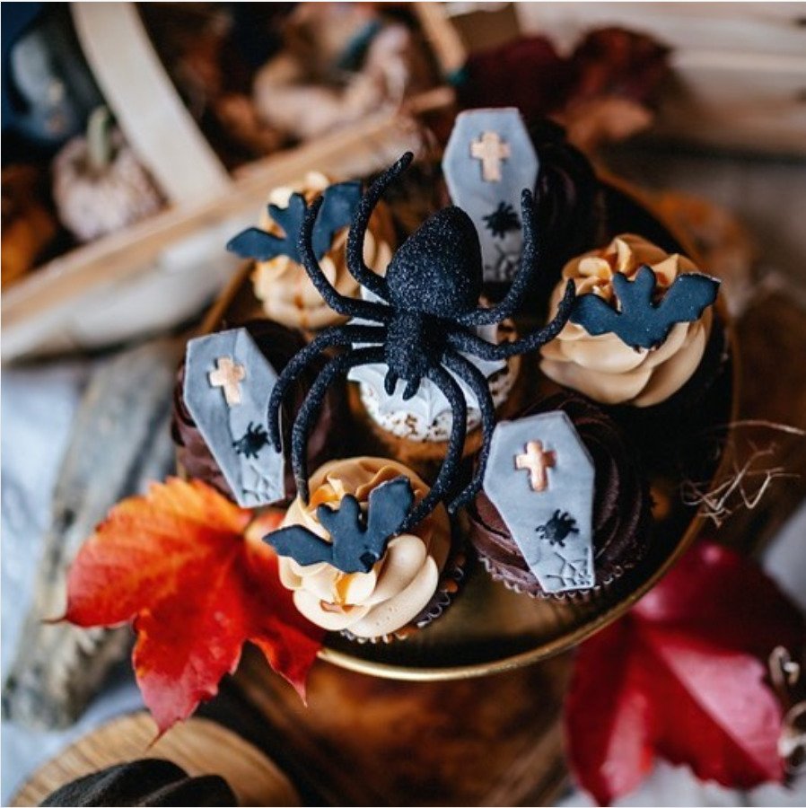 Halloweenské cupcakes od Lelí Hnidákové