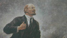Vůdce bolševické revoluce Vladimir Iljič Lenin v říjnu resp. listopadu 1917. Duchovní otec komunistického běsnění. Teror považoval podle svých slov za nutný pracovní prostředek.