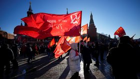 Oslavy výročí úmrtí Lenina v Rusku (21.1.2024)