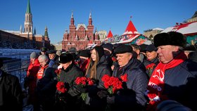 Oslavy výročí úmrtí Lenina v Rusku (21.1.2024)