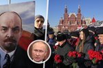 Vladimir Putin se k oslavám Leninova jubilea nepřipojil.