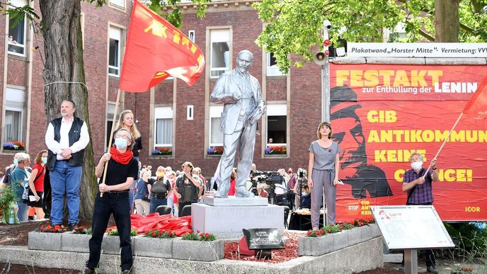 V Německu odhalila marxistická strana sochu Lenina, pochází z ČR