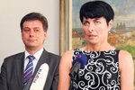 Lenka Bradáčová spolu s ministrem spravedlnosti Pavlem Blažkem