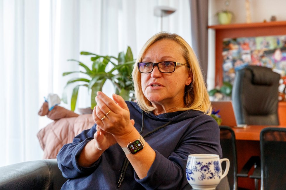 Lenka Kohoutová, ředitelka Domova Sulická při rozhovoru s Blesk Zprávami